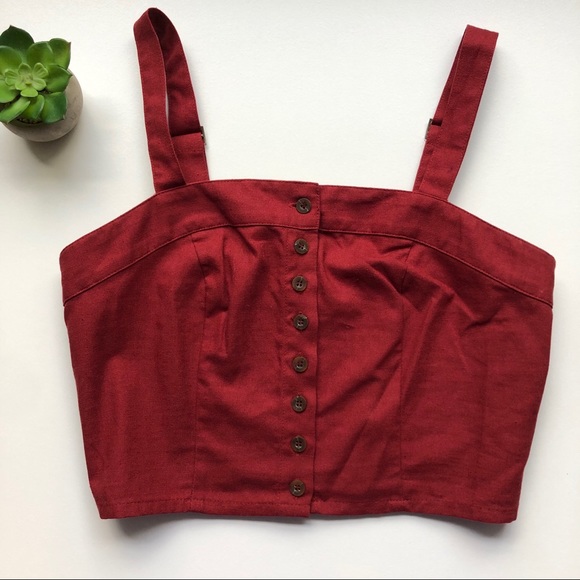 Francesca's Collections Tops - Red Crop top